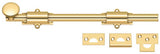 Deltana 12SB003 lifetime polished brass surface bolt