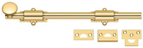 Deltana 12SB003 surface bolt in satin nickel, additional view