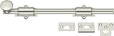 Deltana 12SB14 polished nickel surface bolt