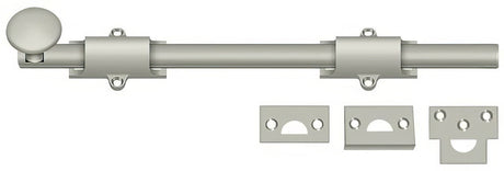 Deltana 12SB15 satin nickel surface bolt