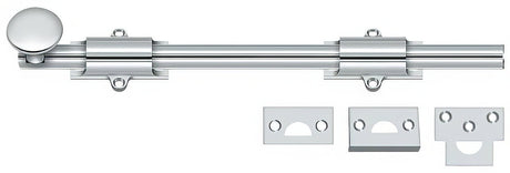 Deltana 12SB26 polished chrome surface bolt