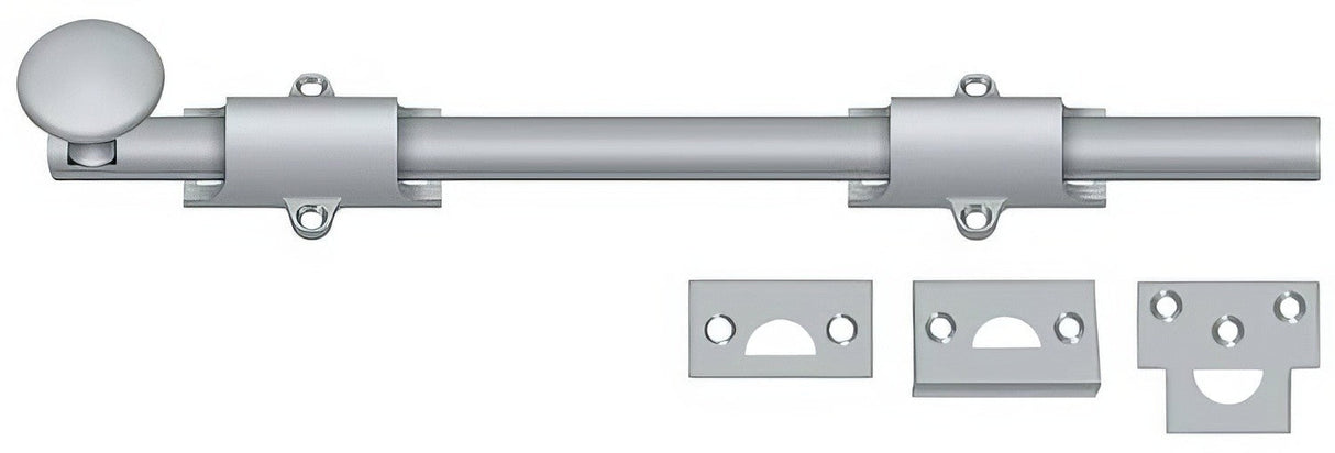 Deltana 12SB26D satin chrome surface bolt