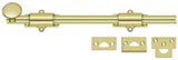 Deltana 12SB3 polished brass surface bolt
