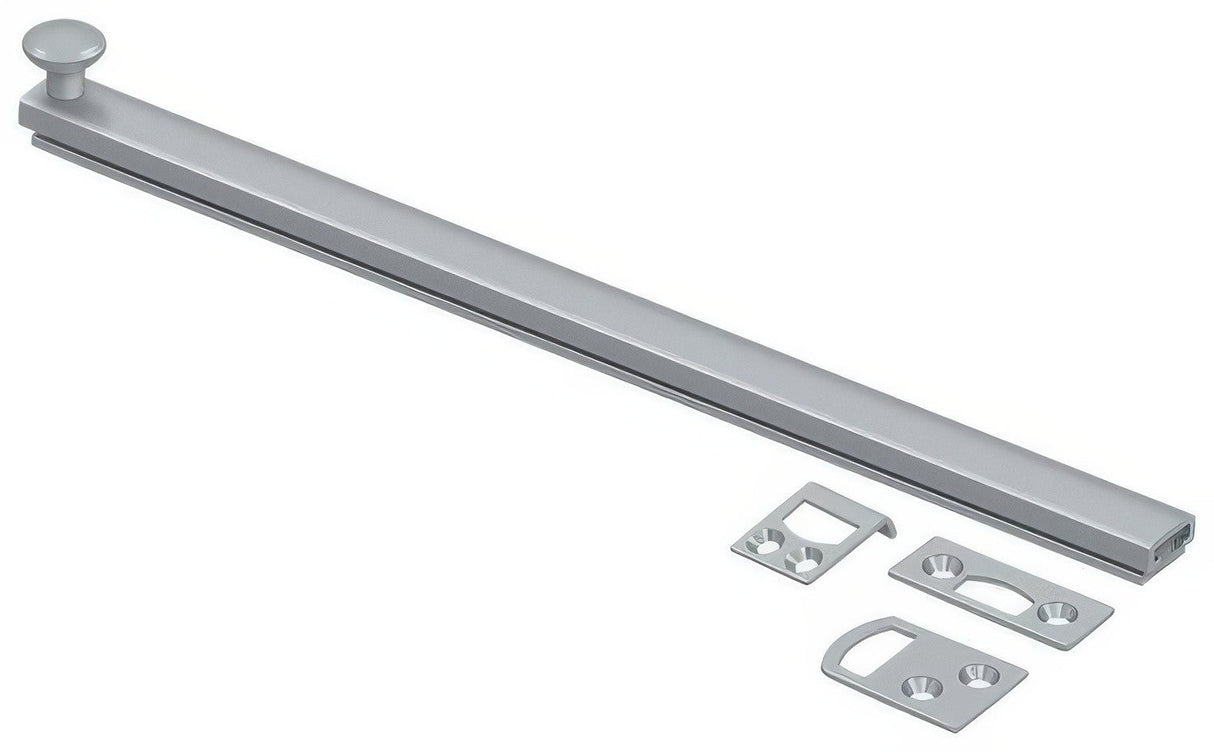 Deltana 12SBCS26D brushed chrome surface bolt