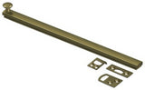 Deltana 12SBCS5 antique brass surface bolt