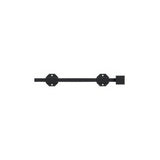 Deltana 12SBM19 flat black surface bolt