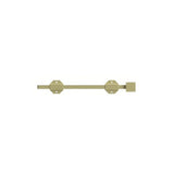 Deltana 12SBM3-UNL unlacquered bright brass surface bolt