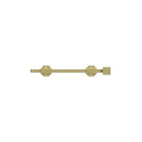 Deltana 12SBM3 polished brass surface bolt