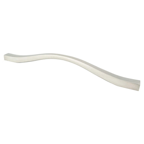 Berenson 1326-1BPN-C brushed nickel arched cabinet pull