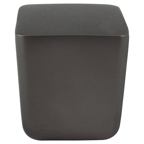Berenson 1332-10CG-C charcoal gray square cabinet knob