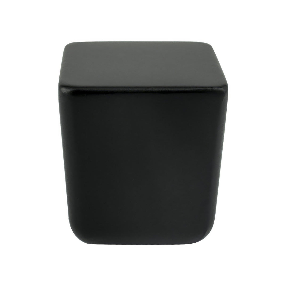 Berenson 1343-1055-C black square cabinet knob