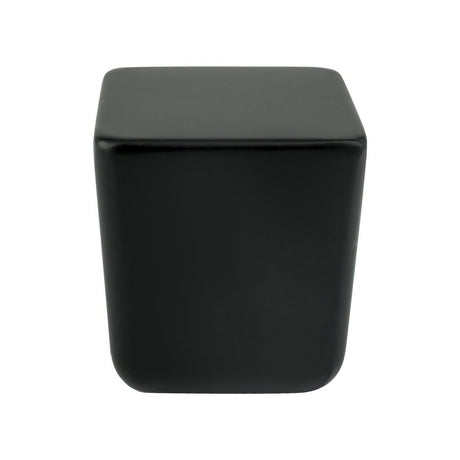 Berenson 1343-1055-C black square cabinet knob