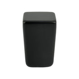 Berenson 1344-1055-C black square cabinet knob