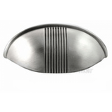 MNG Hardware 13613 136 2-1/2" Striped Cup Cabinet Pull Oil Rubbed Bronze