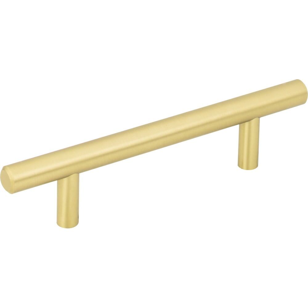 Elements 136BG Naples cabinet pull in satin stainless, additional view