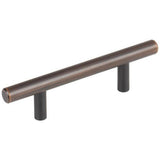 Elements 136DBB Naples cabinet pull in satin stainless, additional view