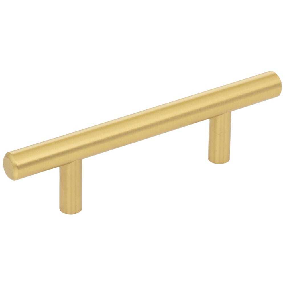 Elements 136BG-10 brushed gold bar cabinet pull