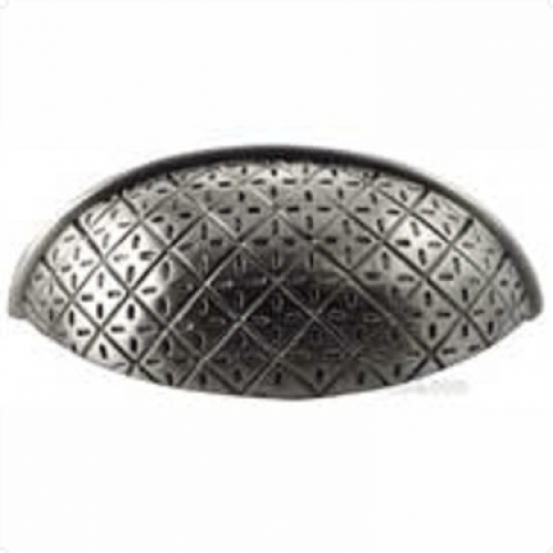 MNG Hardware 13911 139 2-1/2" Pillow Cup Cabinet Pull Satin Nickel Antique