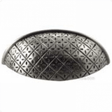 MNG Hardware 13911 139 2-1/2" Pillow Cup Cabinet Pull Satin Nickel Antique