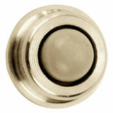 Don-Jo 1400606 clear satin brass wall bumper