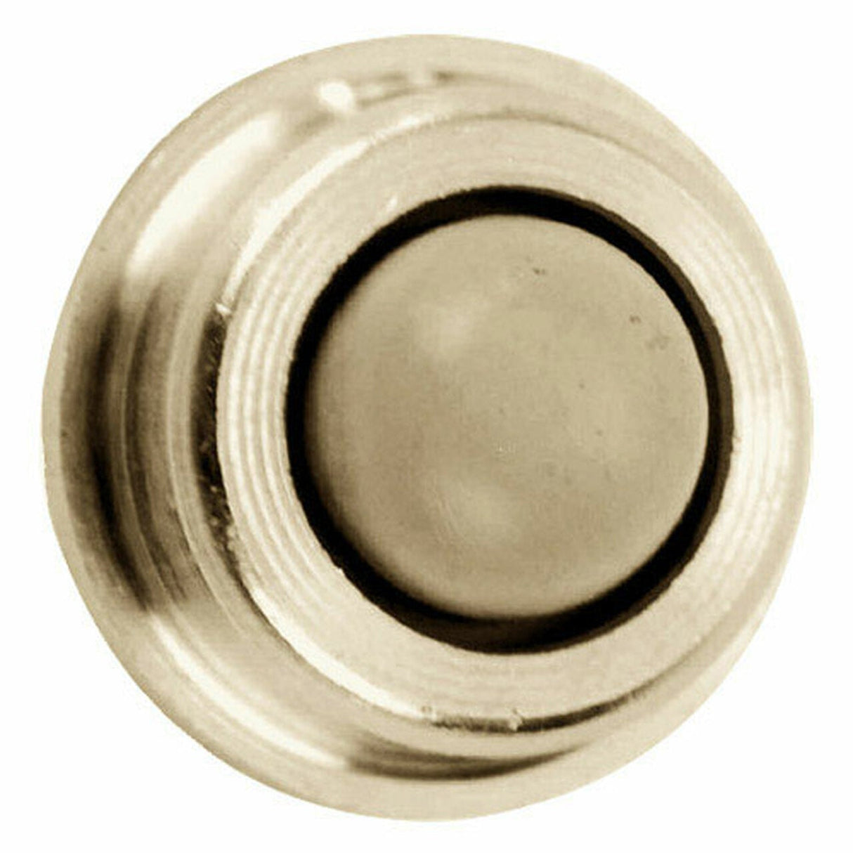 Don-Jo 1406606 clear satin brass wall bumper