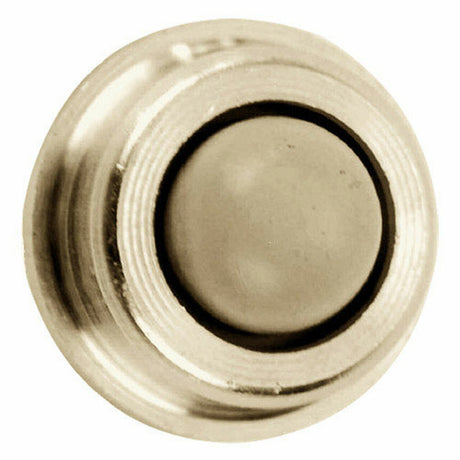 Don-Jo 1406606 clear satin brass wall bumper