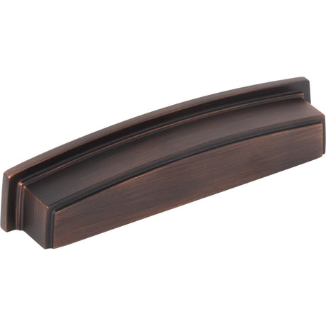 Jeffrey Alexander 141-128DBAC brushed oil rubbed bronze cabinet drawer pull