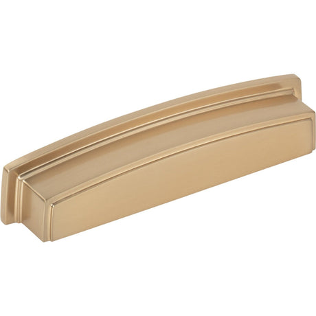 Jeffrey Alexander 141-128SBZ Renzo cabinet drawer pull, additional view