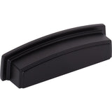 Jeffrey Alexander 141-96MB matte black cabinet drawer pull