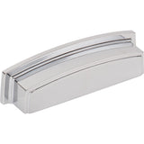 Jeffrey Alexander 141-96PC polished chrome cabinet drawer pull