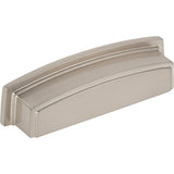 Jeffrey Alexander 141-96SN satin nickel cabinet drawer pull