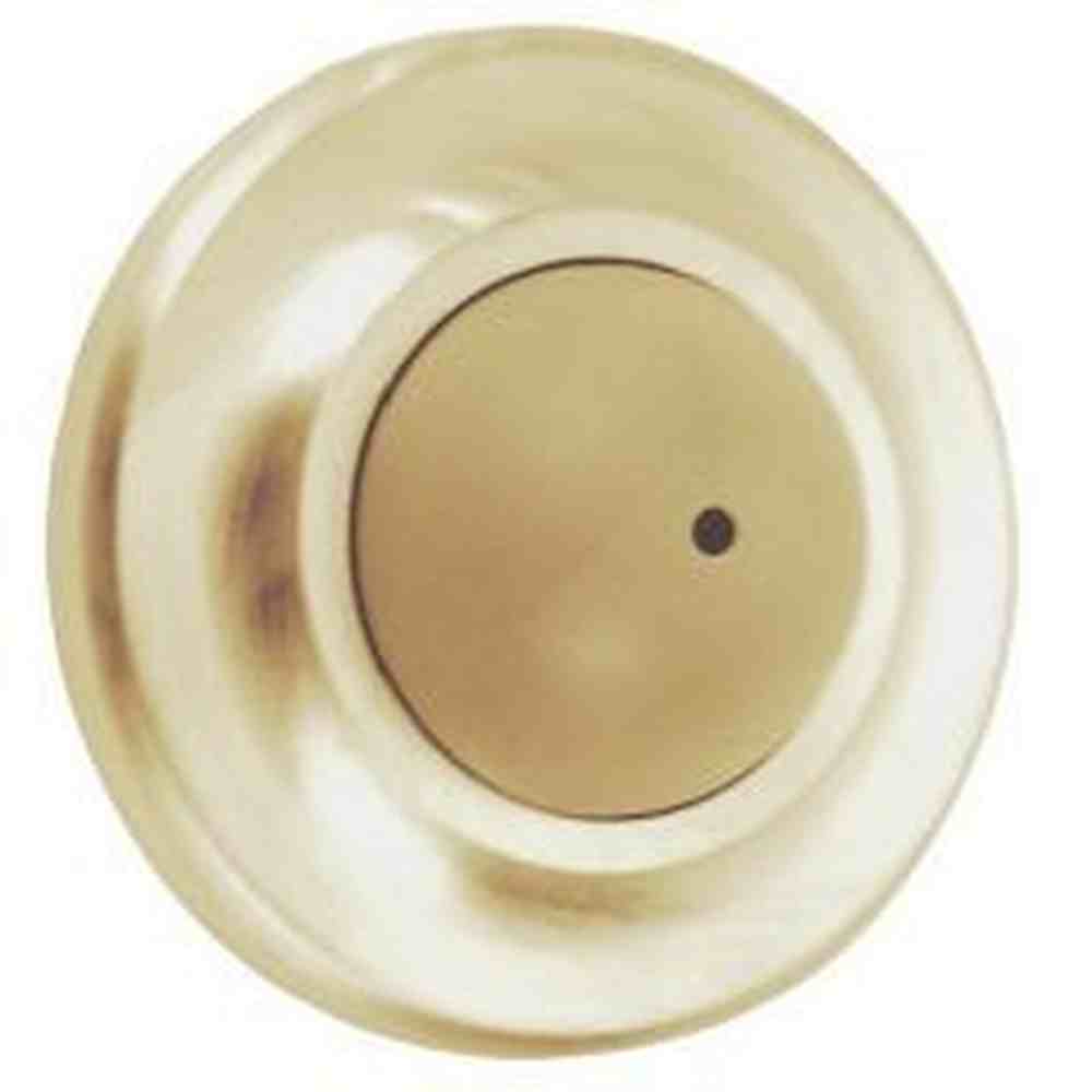 Don-Jo 1412606 clear satin brass wall bumper