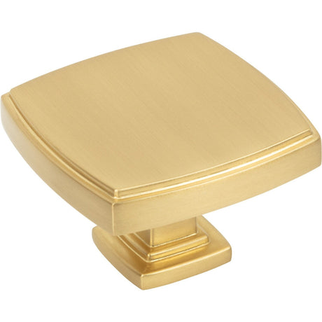 Jeffrey Alexander 141L-BG Renzo cabinet knob in satin stainless, additional view