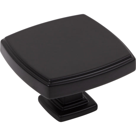 Jeffrey Alexander 141L-MB Renzo cabinet knob in satin stainless, additional view