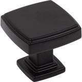 Jeffrey Alexander 141MB matte black cabinet knob