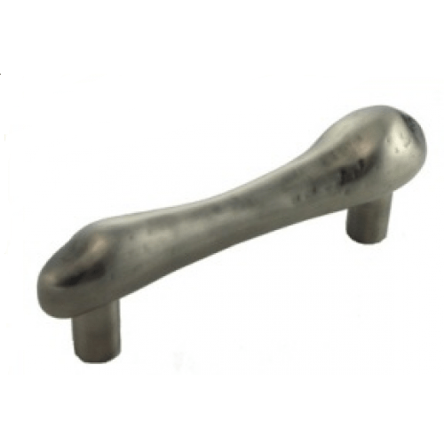 MNG Hardware 14321 143 3" Potato Cabinet Pull Satin Antique Nickel