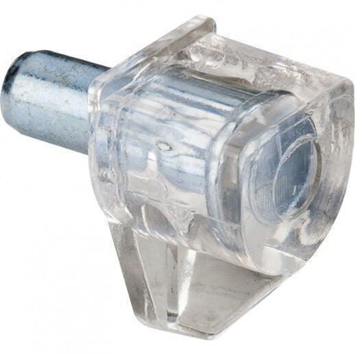 Hardware Resources 1438CL-R clear shelf support