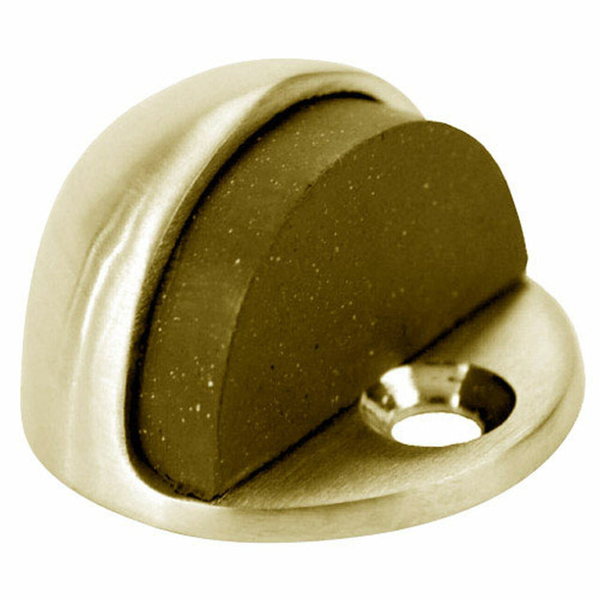Don-Jo 1440606 clear satin brass floor stop