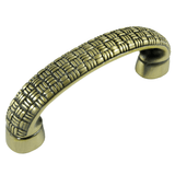 MNG Hardware 14614 146 3" Rattan Cabinet Pull Polished Nickel