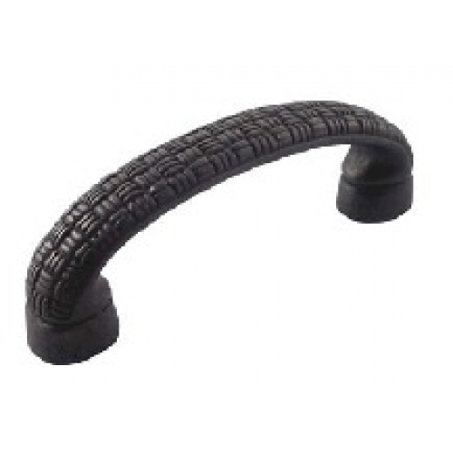 MNG Hardware 14610 146 3" Rattan Cabinet Pull Satin Antique Brass