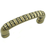 MNG Hardware 14813 148 3" Ribbed Cabinet Pull Oil Rubbed Bronze