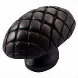 MNG Hardware 14913 149 1-1/2" Quilted Egg Cabinet Knob Oil Rubbed Bronze