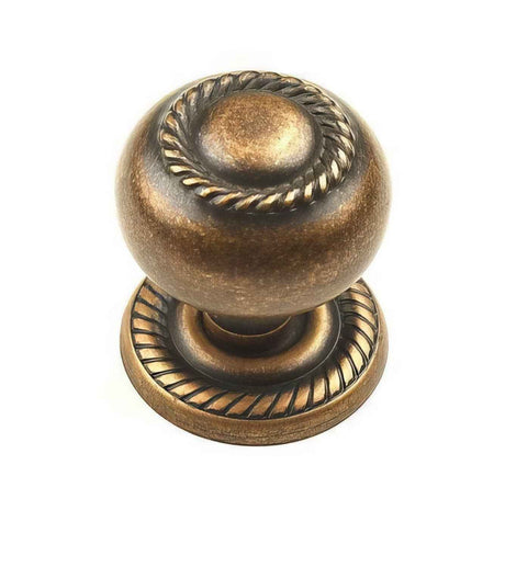 Century Hardware 15056-AC aged copper cabinet knob