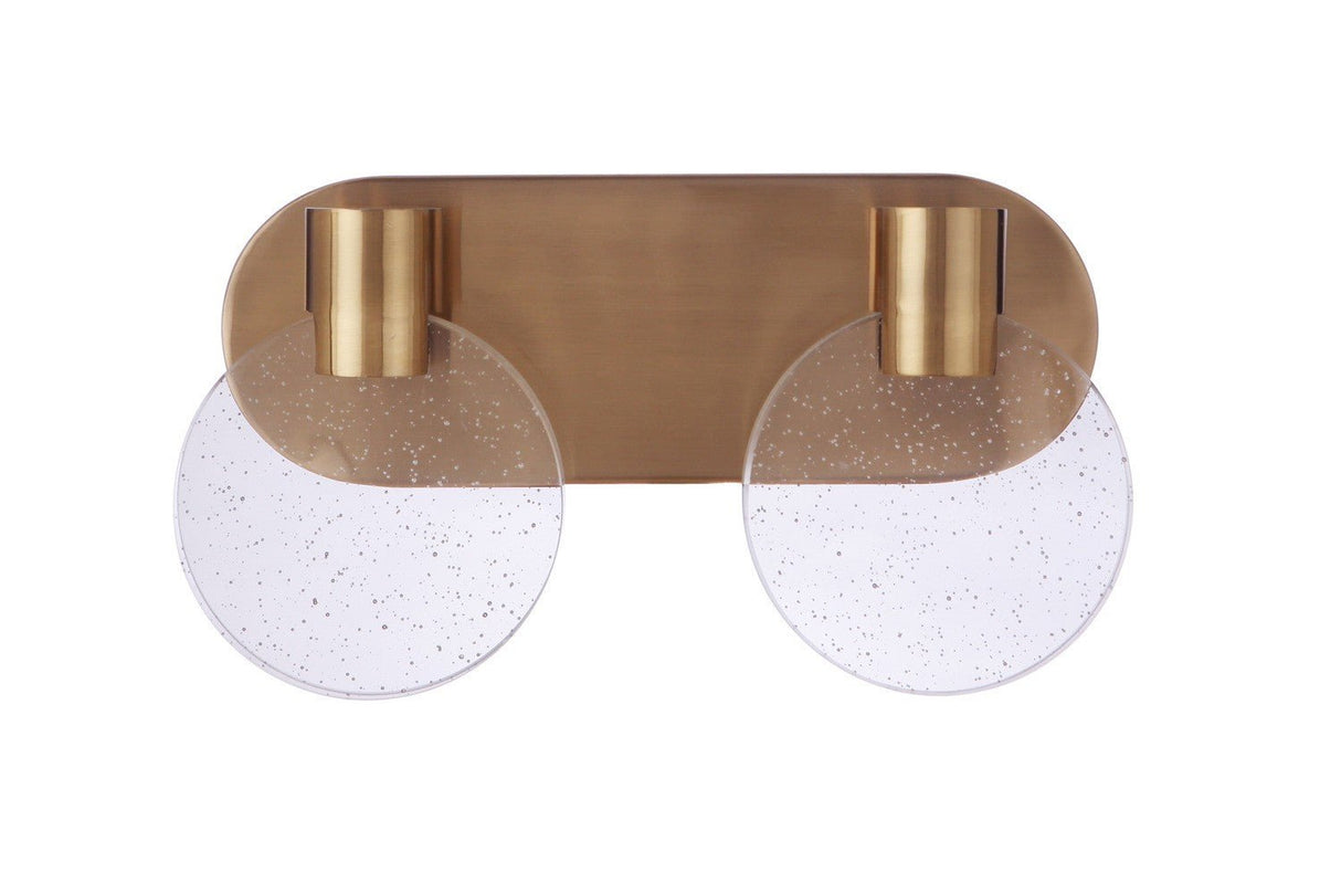 Craftmade 15114SB-LED satin brass vanity