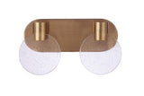 Craftmade 15114SB-LED satin brass vanity