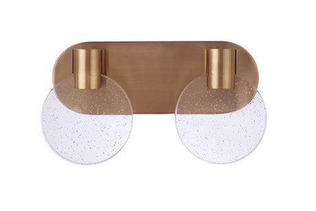 Craftmade 15114SB-LED satin brass vanity