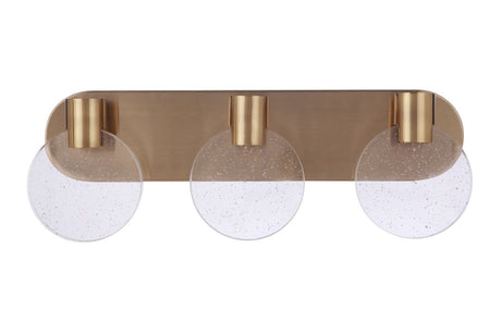 Craftmade 15122SB-LED satin brass vanity