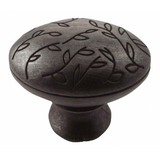 MNG Hardware 15213 152 1-1/2" Vine Egg Cabinet Knob Oil Rubbed Bronze