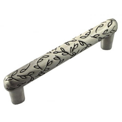 MNG Hardware 15421 154 3" Vine Cabinet Pull Satin Antique Nickel