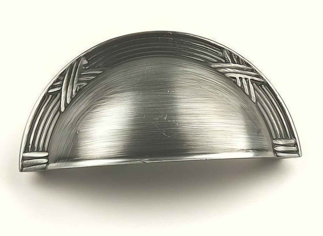 Century Hardware 15543-ASH Georgian cup pull in satin stainless, additional view